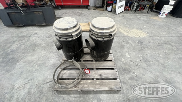 (2) Truck Air Cleaners & Clamp